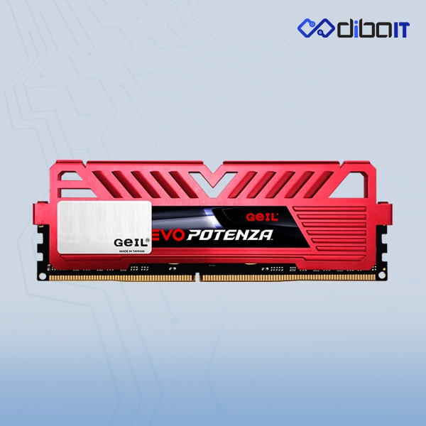 رم دسکتاپ DDR4 گیل مدل Evo Potenza ظرفیت 16 گیگابایت تک کاناله 3000 مگاهرتز
